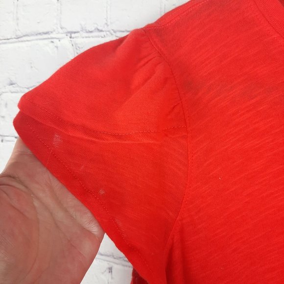 Free People We the Free Orange Short Sleeve Tee - Picture 4 of 11